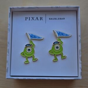 BaubleBar Disney Pixar Mike Wazowski Earrings